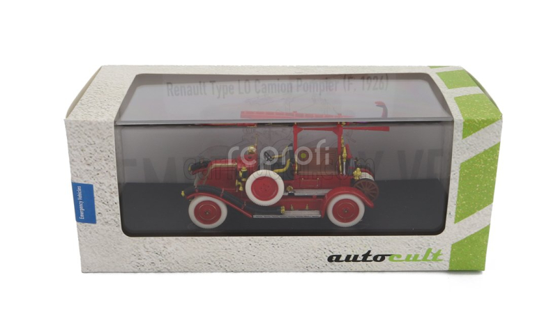Autocult Renault Type Lo Fire Engine Truck France 1926 1:43 Red
