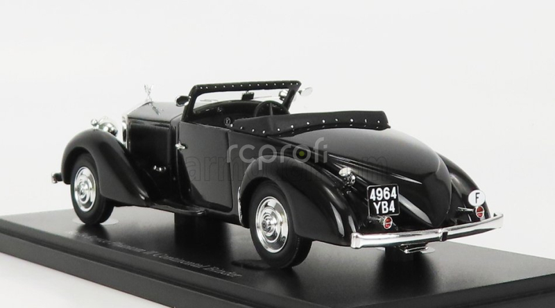 Autocult Rolls royce Phantom Ii Continental Binder Great Britain - France 1930 1:43 Black