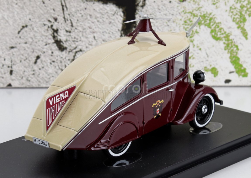 Autocult Singer Popular Viena Capellanes Great Britain - Spain 1935 1:43 Červená Ivory