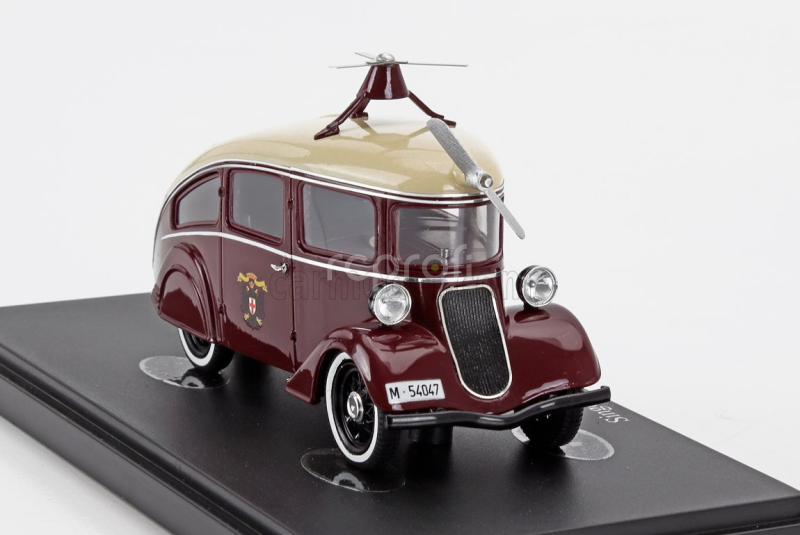 Autocult Singer Popular Viena Capellanes Great Britain - Spain 1935 1:43 Červená Ivory