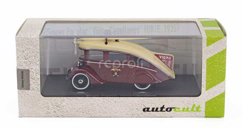 Autocult Singer Popular Viena Capellanes Great Britain - Spain 1935 1:43 Červená Ivory