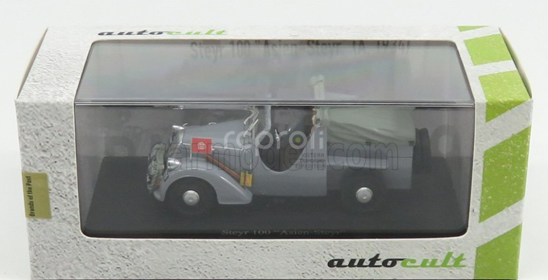 Autocult Steyr 100 Asien-steyr Austria 1934 1:43 Vojenská Šedá