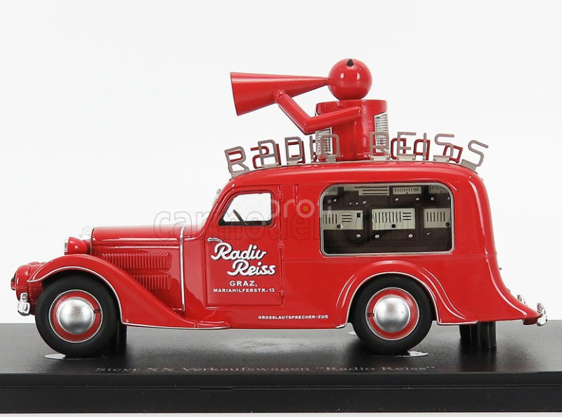 Autocult Steyr Xx Versuchswagen - Radio Reiss - Austria 1929 1:43 Red