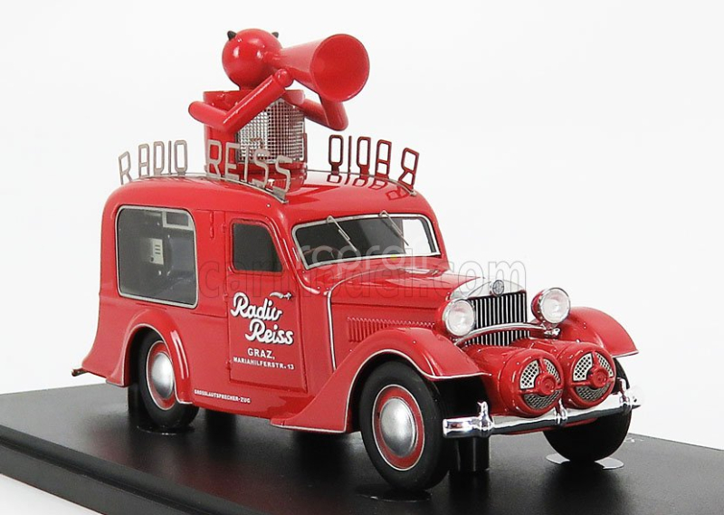 Autocult Steyr Xx Versuchswagen - Radio Reiss - Austria 1929 1:43 Red