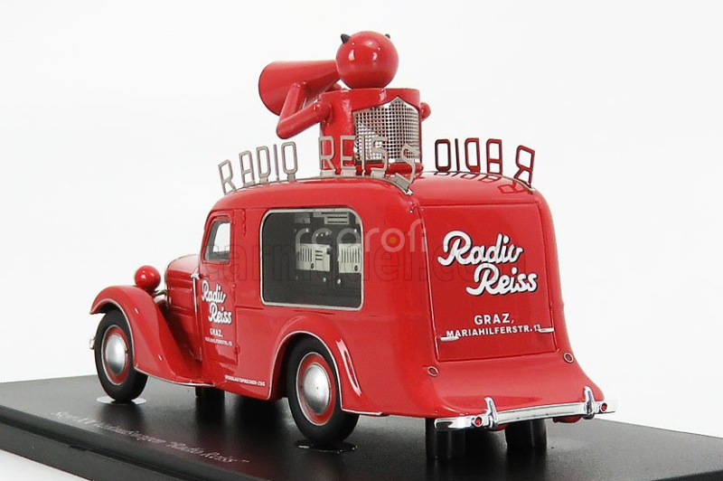 Autocult Steyr Xx Versuchswagen - Radio Reiss - Austria 1929 1:43 Red