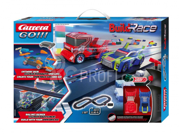 Autodráha Carrera GO 62529 Build'n Race 3.6