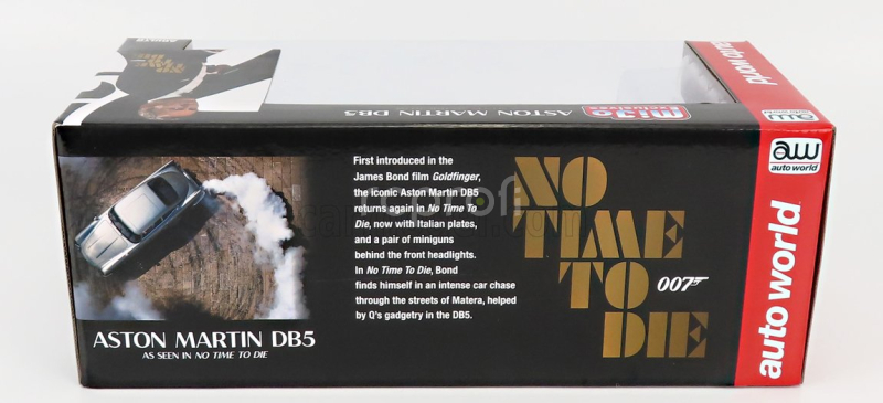 Autoworld Aston martin Db5 1964 - 007 James Bond - No Time To Die - Non E' Tempo Per Morire 1:18 Silver
