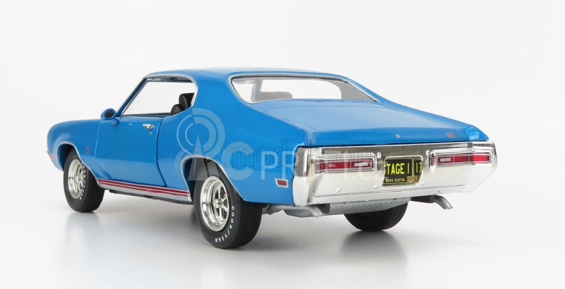 Autoworld Buick Gs Stage1 Coupe 1971 1:18 Blue Met