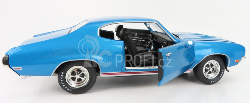 Autoworld Buick Gs Stage1 Coupe 1971 1:18 Blue Met