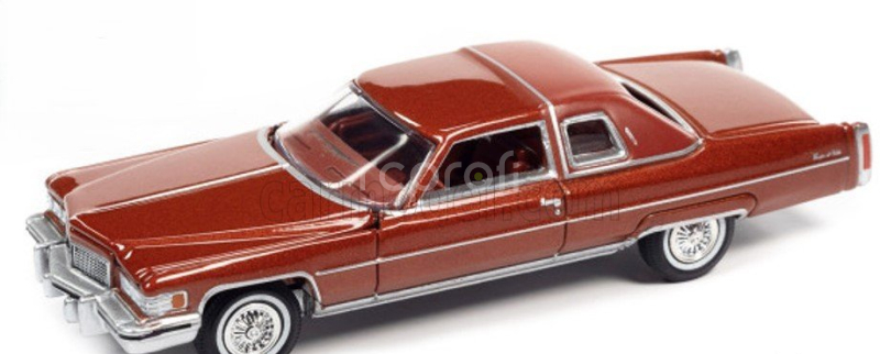 Autoworld Cadillac Eldorado Firethorn 1975 1:64 Tmavě Červená