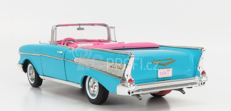 Autoworld Chevrolet Bel Air Cabriolet Open 1957 1:18 Aqua Blue