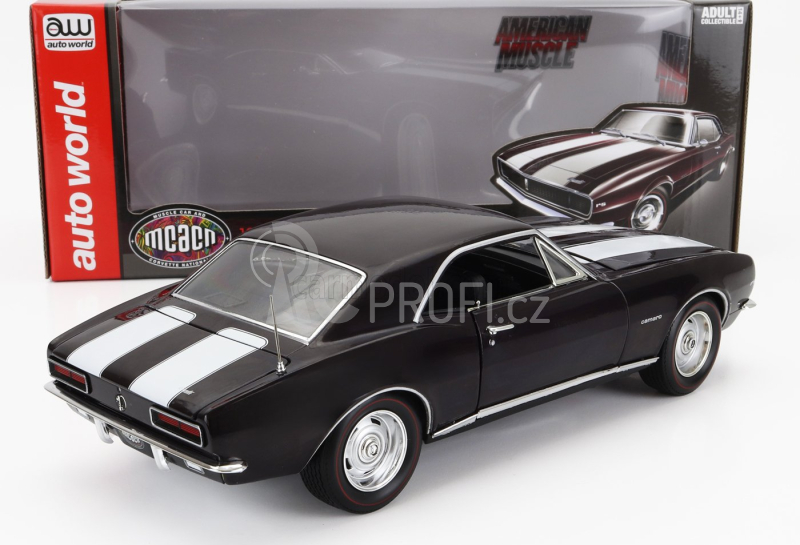 Autoworld Chevrolet Camaro Z/28 Rs Coupe 1967 1:18 Hnědá Bílá