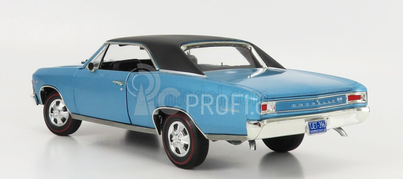 Autoworld Chevrolet Chevelle Ss 396 Yenko Hard-top 1966 1:18 Světle Modrá