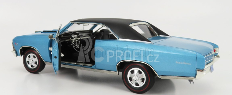 Autoworld Chevrolet Chevelle Ss 396 Yenko Hard-top 1966 1:18 Světle Modrá