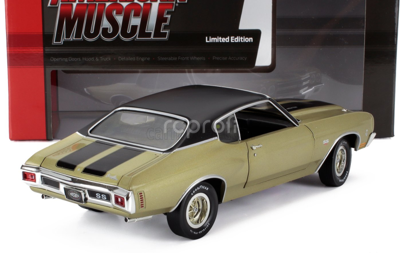 Autoworld Chevrolet Chevelle Ss Coupe 1970 1:18 Hnědá Černá