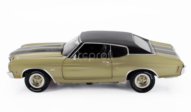 Autoworld Chevrolet Chevelle Ss Coupe 1970 1:18 Hnědá Černá