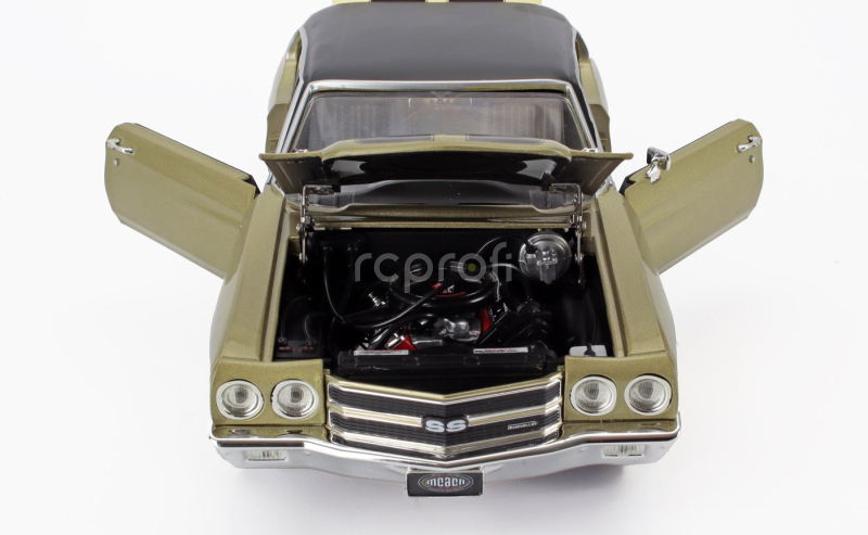 Autoworld Chevrolet Chevelle Ss Coupe 1970 1:18 Hnědá Černá