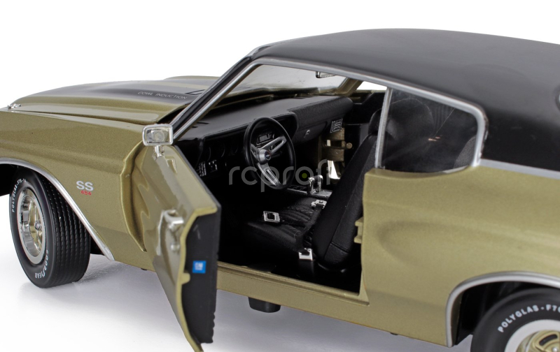 Autoworld Chevrolet Chevelle Ss Coupe 1970 1:18 Hnědá Černá
