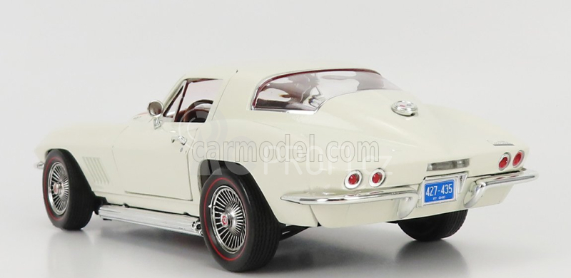 Autoworld Chevrolet Corvette 427 Coupe 1967 1:18 Bílá Červená