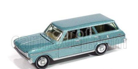 Autoworld Chevrolet Nova Ii Sw Station Wagon 1965 1:64 Zelená