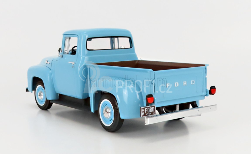 Autoworld Ford usa F-100 Pick-up 1956 1:18 Světle Modrá