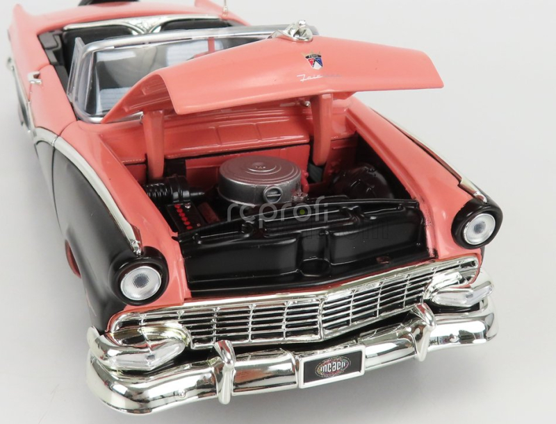 Autoworld Ford usa Fairlane Sunliner Cabriolet Open 1956 1:18 Černá Růžová