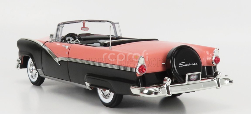 Autoworld Ford usa Fairlane Sunliner Cabriolet Open 1956 1:18 Černá Růžová