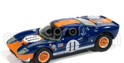 Autoworld Ford usa Gt40 N 11 Racing 1966 1:64 Modrá Oranžová