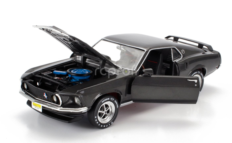Autoworld Ford usa Mustang Boss Coupe 1969 - John Wick Movie 1:18 Hitman Grey