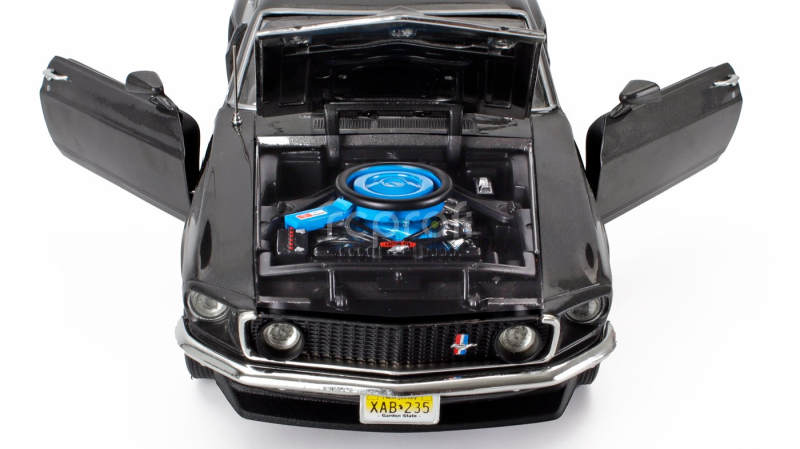 Autoworld Ford usa Mustang Boss Coupe 1969 - John Wick Movie 1:18 Hitman Grey