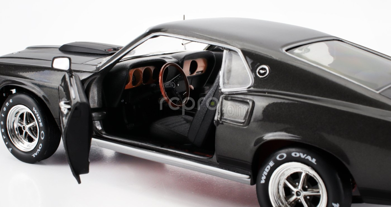 Autoworld Ford usa Mustang Boss Coupe 1969 - John Wick Movie 1:18 Hitman Grey