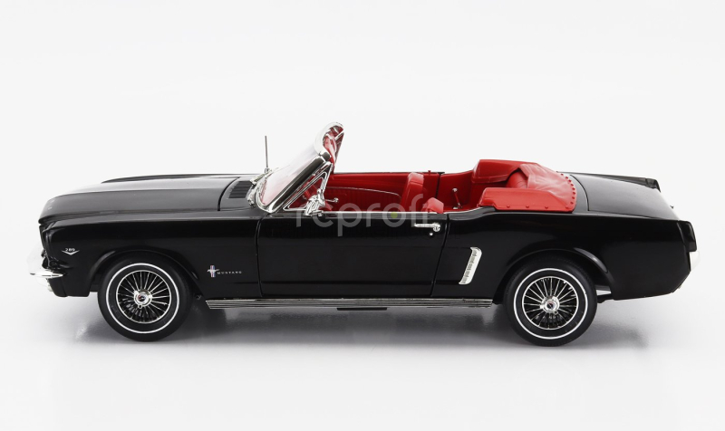 Autoworld Ford usa Mustang Cabriolet 1964 1:18 Black