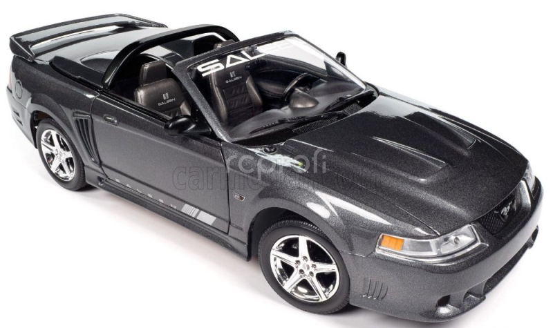 Autoworld Ford usa Mustang Saleen S281 Cabriolet Open 2003 1:18 Grey Met