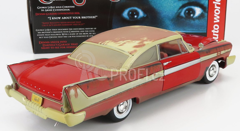 Autoworld Plymouth Fury Coupe The Restoration Of An Evil 1958 1:18, červená