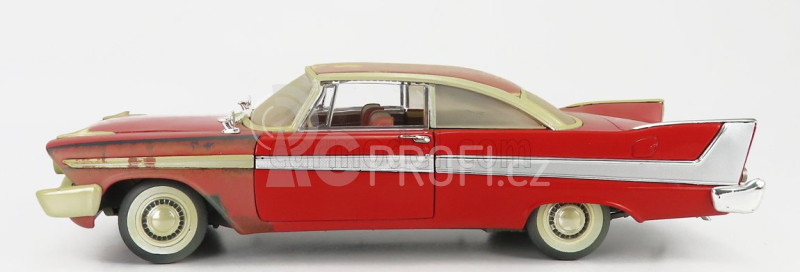 Autoworld Plymouth Fury Coupe The Restoration Of An Evil 1958 1:18, červená