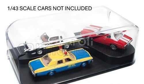 Autoworld Vetrina display box Set 3 In 1 Display Case Interchangeable Inserts - Lungh.lenght Cm 27.0 X Largh.width Cm 14.0 X Alt.height Cm 9.0 (altezza Interna Cm 7.2) 1:24 Plastový Displej