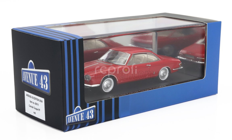 Avenue43 Chevrolet Corvair Coupe Pininfarina Usa 1962 1:43 Red