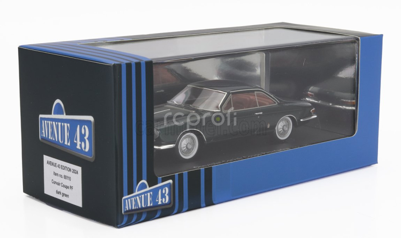 Avenue43 Chevrolet Corvair Coupe Pininfarina Usa 1962 1:43 Tmavě Zelená