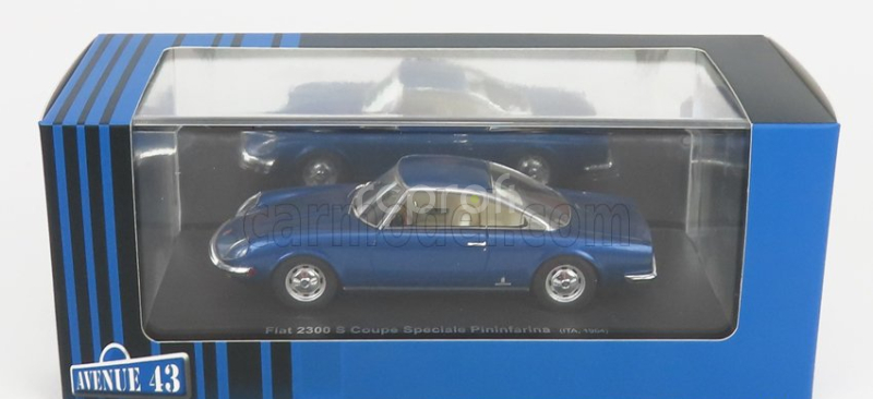Avenue43 Fiat 2300s Coupe Speciale Pininfarina Italy 1964 1:43 Blue Met