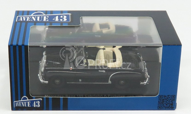 Avenue43 Mercedes benz 180 Cabriolet Prototype Germany 1953 1:43 Black