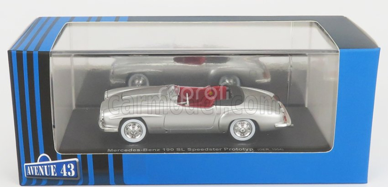 Avenue43 Mercedes benz Sl-class 190sl Speedster Germany 1954 1:43 Silver Met