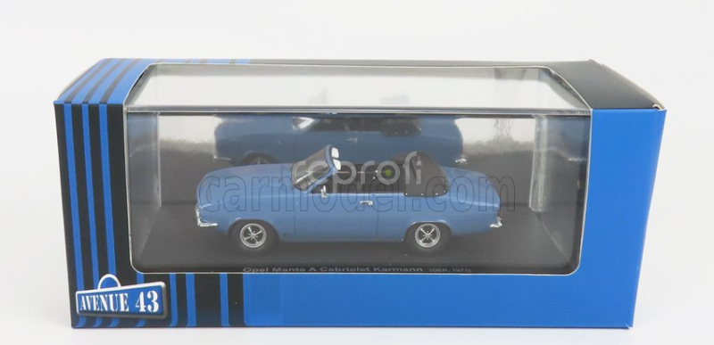 Avenue43 Opel Manta A Cabriolet Karmann Germany 1971 1:43 Blue