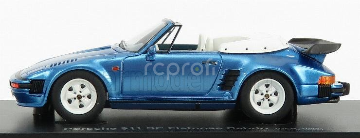 Avenue43 Porsche 911 930 Se Turbo Flatnose Cabriolet 1989 1:43 Blue Met