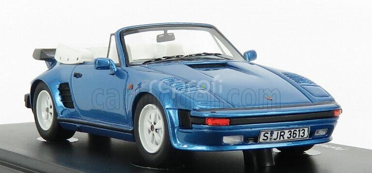 Avenue43 Porsche 911 930 Se Turbo Flatnose Cabriolet 1989 1:43 Blue Met