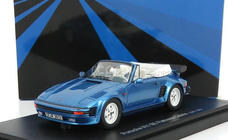 Avenue43 Porsche 911 930 Se Turbo Flatnose Cabriolet 1989 1:43 Blue Met