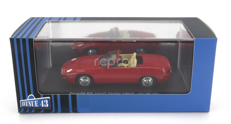 Avenue43 Porsche 928 Cabriolet Carelli Design Usa 1981 1:43 Red