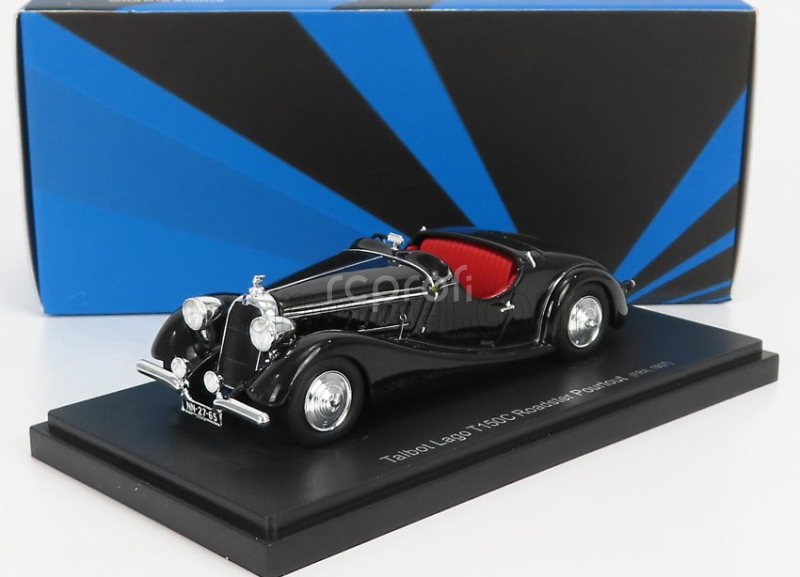 Avenue43 Talbot Lago T150c Roadster Pourtout France 1937 1:43 Black