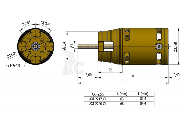 AXI 2220/12 Cyclone KV1200