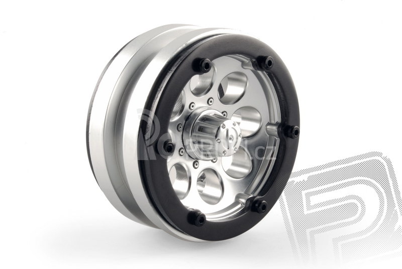 Axial 1.9 8 Hole Beadlocks disky - chromové (2 ks.)