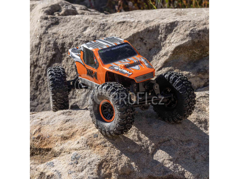 RC auto Axial AX24 XC-1 1:24 4WS RTR, oranžová